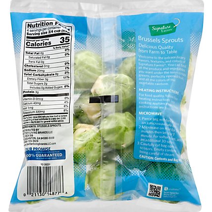 Signature Farms Brussels Sprouts - 12 OZ - Image 6