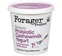Forager Yogurt Cashew Milk Unswtnd Vanil - 24 OZ