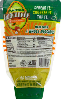 Yucatan Authentic Squeeze Guacamole - 12 OZ - Image 6