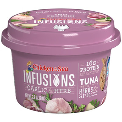 Chicken of the Sea Infusions Tuna Garlic & Herb - 2.8 Oz