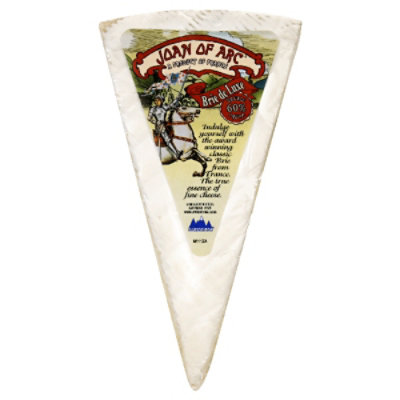 Joan Of Arc Brie Wedge - 8 OZ - Image 1