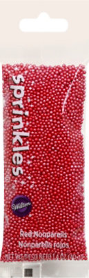 Wilton Red Nonpareils Pouch - 1.4 OZ - Image 2