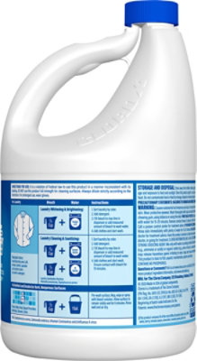 Clorox Splash-less Liquid Bleach Regular - 117 FZ - Image 4