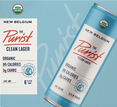 New Belgium The Purist Clean Lager In Cans - 6-12 FZ - Image 4