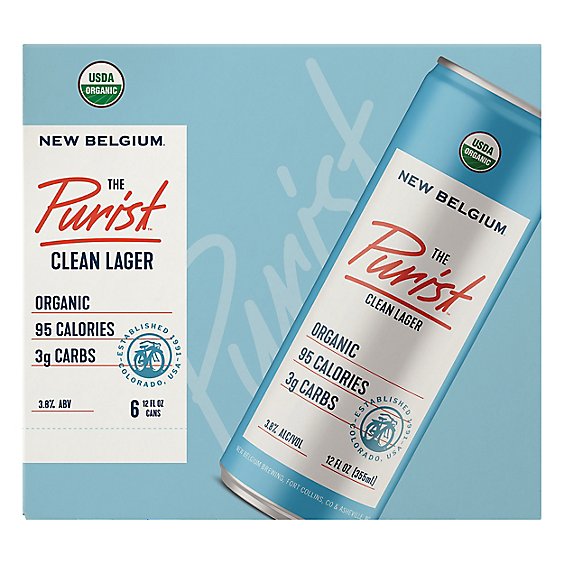 New Belgium The Purist Clean Lager In Cans - 6-12 FZ