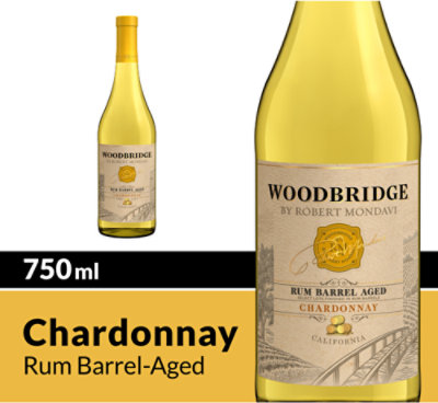 Woodbridge Rum Barrel Aged Chardonnay White Wine - 750 Ml