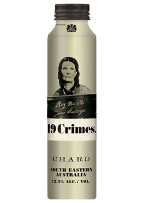 19 Crimes Hard Chardonnay Can Wine - 375 ML