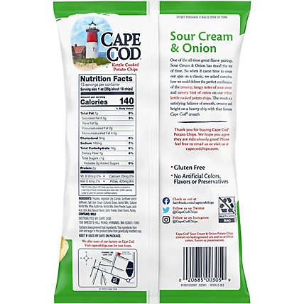 Cape Cod Potato Chip Sour Cream & Onion - 13 OZ - Image 6