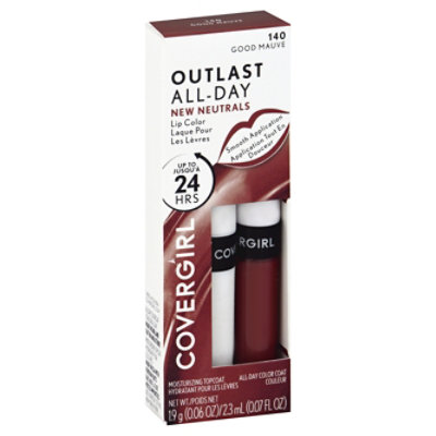COVERGIRL Outlast All Day Dusty Good Mauve 140 Lip Color- 0.07 Fl. Oz. - Image 1