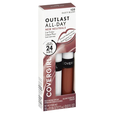 COVERGIRL Outlast All Day Dusty Rose 120 Lip Color- 0.07 Fl. Oz. - Image 1