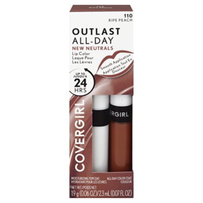 COVERGIRL Outlast All Day Ripe Peach 110 Lip Color- 0.07 Fl. Oz. - Image 3