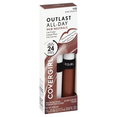 COVERGIRL Outlast All Day Ripe Peach 110 Lip Color- 0.07 Fl. Oz. - Image 1