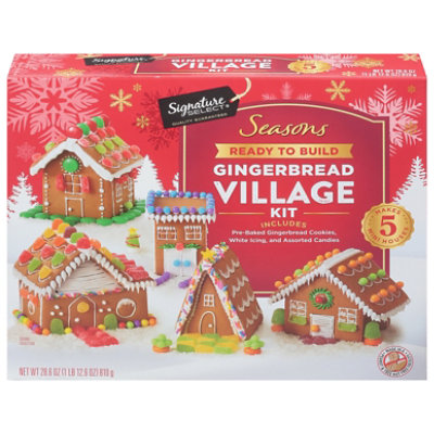 Signature Select Seasons Gingerbread Village Kit - 28.6 OZ