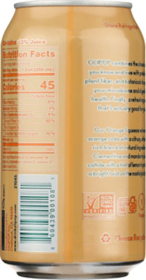 OLIPOP Orange Squeeze Prebiotic Soda Can - 12 Fl. Oz. - Image 6