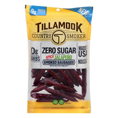 Tillamook Zero Sugar Jalapeno Smoked Sausage - 10 OZ