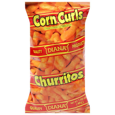 Diana Snack Cheese Curls Corn - 1.83 Oz - Image 2