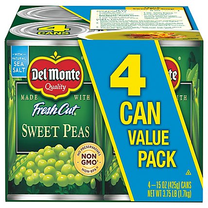 Del Monte Sweet Peas - 4-15 OZ - Image 3