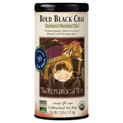 Republic Of Tea Bold Black Chai Tea - 36 CT - Image 2