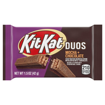 Kit Kat Duos Chocolate Mocha Creme Wafer Candy Bar - 1.5 Oz