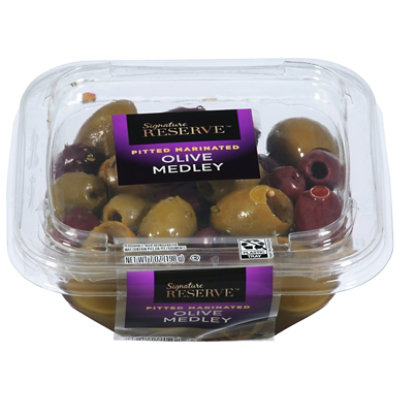 Signature RESERVE Marinated Olive Medley Pitted - 7 Oz