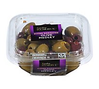 Signature Reserve Olives Medley Pitted Marinated - 7 OZ