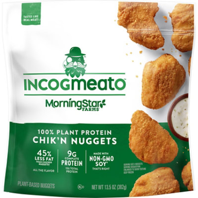 MorningStar Farms Incogmeato Meatless Chicken Nuggets Original - 13.5 Oz - Image 6