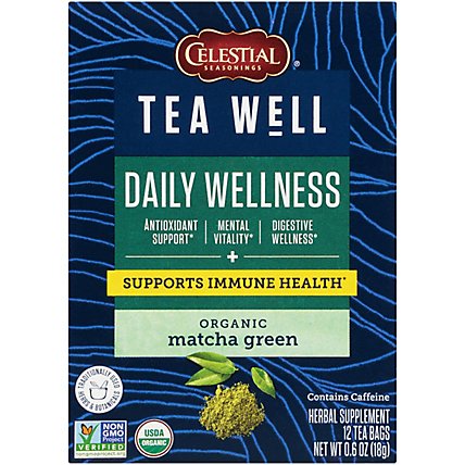 Teawell Tea Matcha Greenmatcha Green Hrb - 12 CT - Image 2