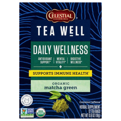 Teawell Tea Matcha Greenmatcha Green Hrb - 12 CT