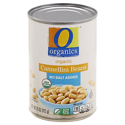 O Organics Beans Cannellini No Salt Added - 15 OZ - Image 2