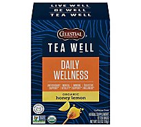 Celestial Seasonings Teawell Organic Honey Lemon Tea - 12 Count