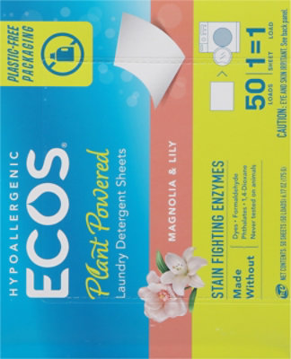 Ecos Liqless Lndry Det Sqr Mgnla Lilly - 50 CT - Image 5