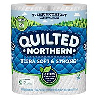 Quilted Northern Ultra Soft & Strong Toilet Paper 6 Mega Roll - 6 RL - Image 3