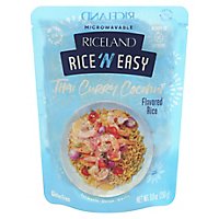 Riceland Rice N Easy Microwavable Rice Thai Curry Coconut Pouch - 8.8 Oz - Image 1