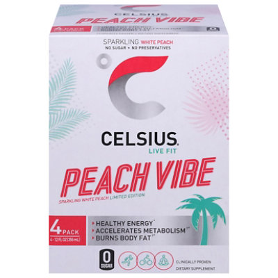 Celsius Sparkling Peace Vibe Drink 4pk - 48 FZ - Image 3