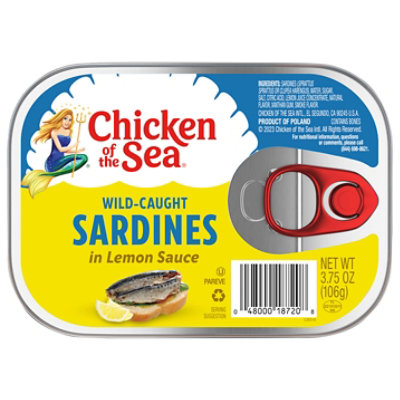 Chicken Of The Sea Sardines In Lemon Oil - 3.75 OZ - Image 1