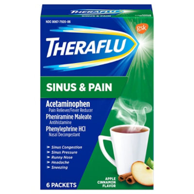 Theraflu Sinus & Pain - 6 CT