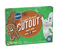 Pillsbury Ready To Bake Gingerbread Cut Out Cookies - 7.2 OZ