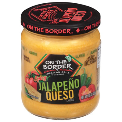 On The Border Queso Jalapeno Tray Pack - 15.25 OZ