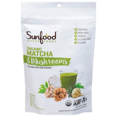 Sunfood Superfoods Matcha Mshrm Pwd Org - 5.82 OZ - Image 2