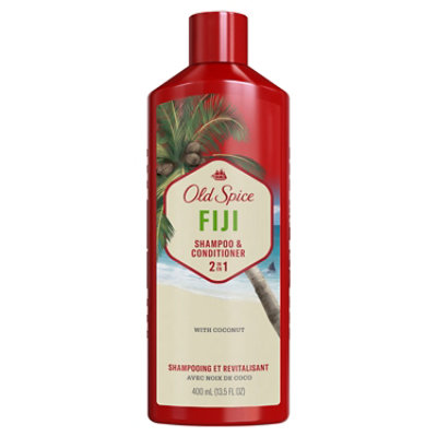 Old Spice Shampoo And Conditioner 2in1 For Men Fiji With Coconut - 13.5 Fl. Oz. - Image 8