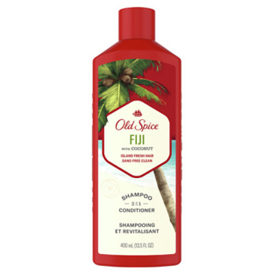 Old Spice Shampoo And Conditioner 2in1 For Men Fiji With Coconut - 13.5 Fl. Oz. - Image 6