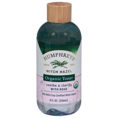 Humphreys Facial Toner Witch Hazel Rose - 8 OZ