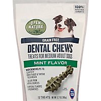 Open Nature Dog Treats Dental Mint Chews Regular - 12.7 OZ - Image 2