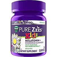 Vicks DayQuil Pure Zzzs Kids Natural Berry  Gummies - 24 Count - Image 2