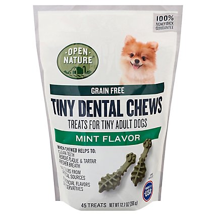 Open Nature Dog Treats Dental Mint Chew Tiny - 12.7 OZ - Image 3