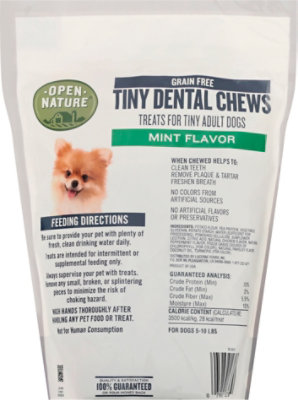 Open Nature Dog Treats Dental Mint Chew Tiny - 12.7 OZ - Image 5