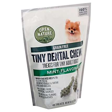 Open Nature Dog Treats Dental Mint Chew Tiny - 12.7 OZ - Image 1