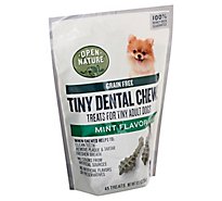 Open Nature Dog Treats Dental Mint Chew Tiny - 12.7 OZ