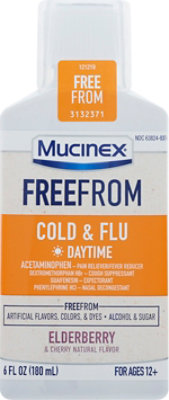 Mucinex Cold & Flu Daytime - 6 FZ - Image 2