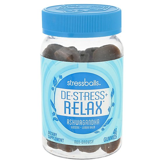 Stressballs De-Stress+Relax Ashwagandha Ginseng Lemon Balm Stressballs De-Stress+Relax Ashwagandha Ginseng Lemon Balm